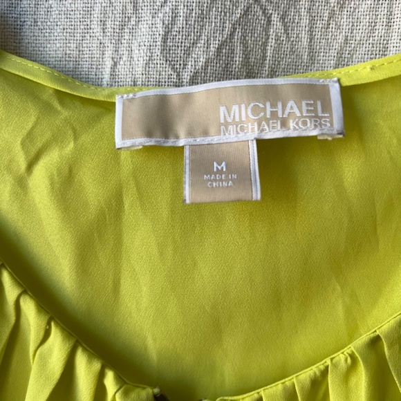 Michael Kors Sleeveless Blouse with Zipper Medium - Picture 2 of 3
